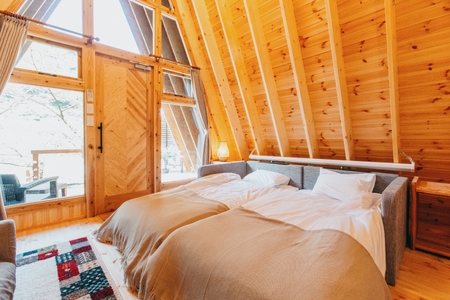 Lake Forest202 1泊2日宿泊券 素泊まり 1～2人宿泊可 グランピングロッジ1棟貸し