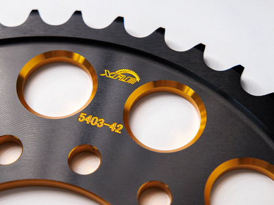 Z900RS用 Wアルマイト リアスプロケット/フロントスプロケット 純正丁