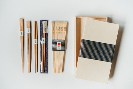 【日本遺産】手作り杉箸&吉野杉焼印セット 奈良県 吉野杉 ブランド 高級