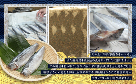 紀州備長炭干しさば