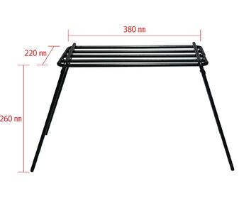 焚き火料理が楽しくなる！Takibit アイアン焚き火台スタンド