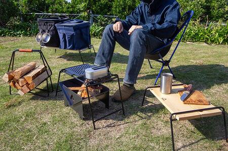 焚き火料理が楽しくなる！Takibit アイアン焚き火台スタンド