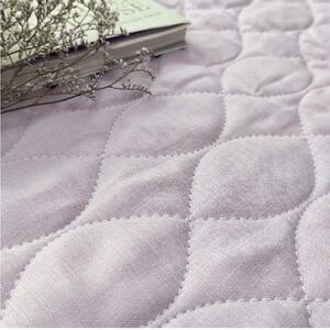 【ダブル】ピュアリネン100%敷パッド(140×205cm)ラベンダー LIN-3W-RA