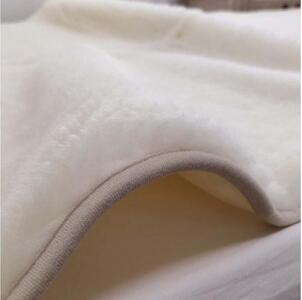 【クィーンサイズ】洗える贅沢プレミアムウールファー敷毛布 160×205cm PWH-320