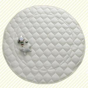 赤ちゃんにやさしいオーガニックコットンガーゼの円形サニーマット1枚 OGB-100