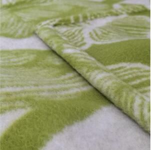 【 グリーン 】 洗える!やわらかラムウール混 北欧調ブランケット シングル(140×200cm)( SH-35922S-GR)