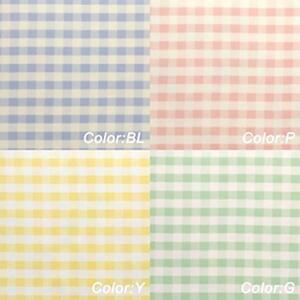 【ブルー×ピンク2枚組】ST ランチョン トレー M 33cm ミルキー チェック タツクラフト 【Tk78】