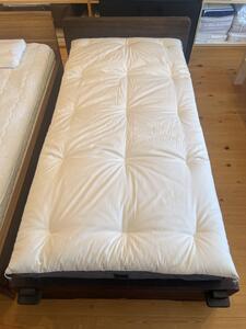 1級技能士の手作り 木綿敷ふとん シングル 中綿3.5kg マットと併用の厚み 生地綿100%