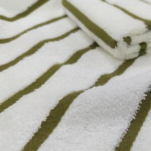 【フェイスタオル8枚組】オーガニックコットンフェイスタオル(34×80cm) しまふわGR-F8