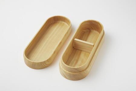 ◇紀州桧弁当箱 タイプ3 NA ナノコート 弁当包みセット【オハナ】【TN125】