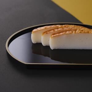 濱辰 扇かまぼこ (焼き) 3枚 化粧箱入