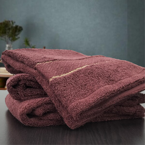 【フェイス3枚組】スーピマ綿フェイスタオル 34×80cm クレF3-WRE