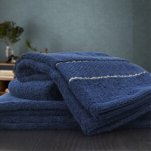 【フェイス2枚・バス1枚セット】スーピマ綿タオルセット クレF2B1-NB