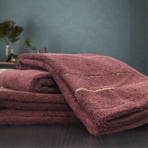 【フェイス2枚・バス1枚セット】スーピマ綿タオルセット クレF2B1-WRE