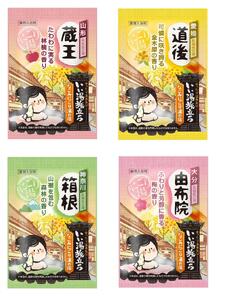 いい湯旅立ち にごり湯の宿シリーズ 24種 6箱セット(72回分)