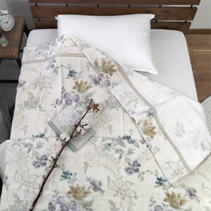 【シングルサイズ】『ほっ』とするやさしい暖かさの綿毛布(140×200cm)×ベージュ1枚 SH-36901S