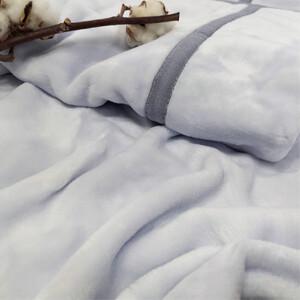 【シングルサイズ】『ほっ』とするやさしい暖かさの綿毛布(140×200cm)×ラベンダー1枚 SH-36902S