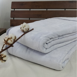 【シングルサイズ】『ほっ』とするやさしい暖かさの綿毛布(140×200cm)×ラベンダー1枚 SH-36902S