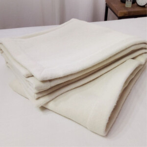 アルパカ毛布 シングルサイズ 140×200cm アイボリー