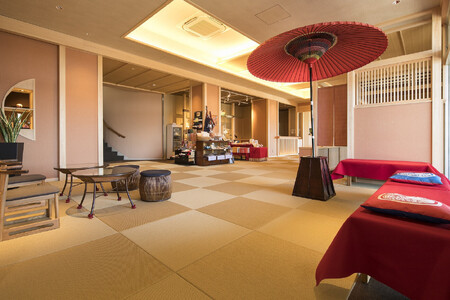 【加太淡嶋温泉大阪屋ひいなの湯】ペア日帰り 入浴券 ≪昼食(個室にて会席)付≫