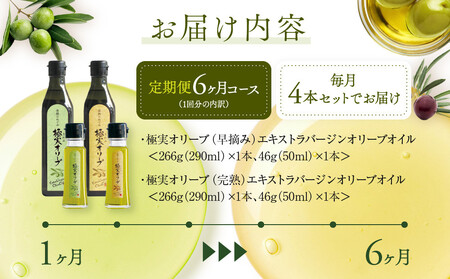 【定期便6ヶ月コース】エキストラバージンオリーブオイル 堪能セット【SM8-2】