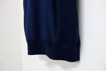 和歌山吊り天竺フラットシーマVガゼットTシャツ/ネイビー【男女兼用】<Mサイズ>