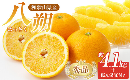 和歌山県産 八朔 秀品 箱込約5kg(約4.1kg+保証分500g)