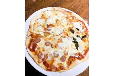 ＼本場イタリア産食材使用／風味そのまま石窯焼きピザセット直径約23cm（マルゲリータ1枚＋アンチョビガーリック1枚計2枚）