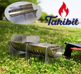 Takibistin Large EXT +gotockセット（メスティンに収納可能なチタン製の焚き火台＋専用ゴトク）