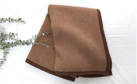 厳しい自然が生んだ暖かさ　キャメル100%（毛羽部分）毛布　ハーフサイズ（140×100cm）CA-21R