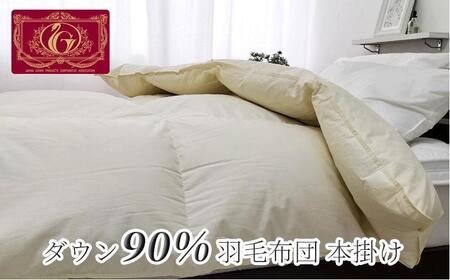 羽毛ふとん　セミダブル　本掛け　ホワイトダックダウン90%（170×210cm）FW-SD　IV
