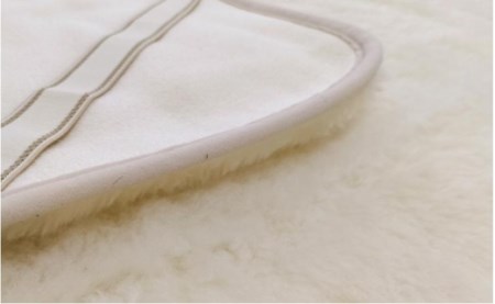 洗えるウールファー贅沢ふわふわ敷毛布　クィーン（160×205cm）WH-320