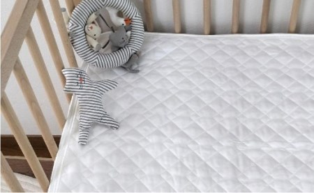 ピュアシルク敷パッド  ベビーサイズ（60×90cm）SCC-6090