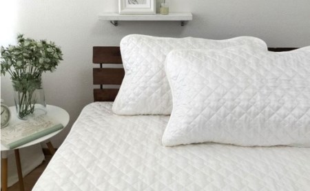 ピュアシルク敷パッド　セミダブルサイズ（120×205cm）SCC-1220SW