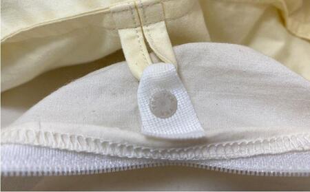 自然のままのピュアコットン掛ふとんカバー　セミダブル（170×210cm）キナリ　PUC-SW