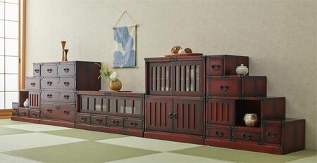 民芸調 階段箪笥 右下がり