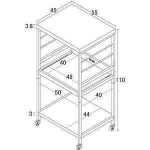 【ヴィンテージブラウン】アートレンジワゴン