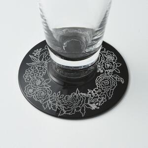 ぬりもん de Verre ピルスナーグラス 蒔絵 ボタニカル 銀