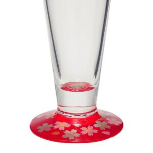 ぬりもん de Verre ピルスナーグラス 蒔絵 桜 ペア