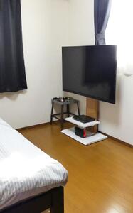 【ナチュラル】壁掛け風テレビ台 ロー