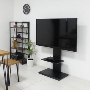 【ブラック】壁掛け風テレビ台 ロー