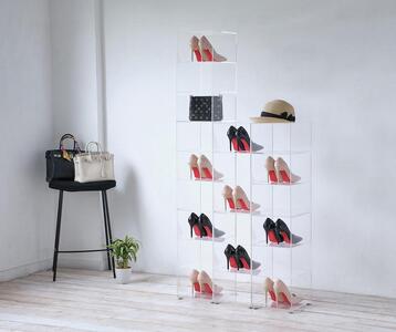 アクリリック シューズラック2個組