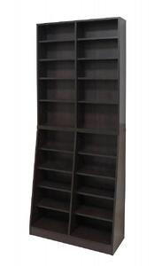 【ダークブラウン】大容量ホームシェルフW75