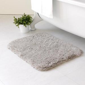 【グレー】バスマット 35×60cm 乾度良好バスミューズミレニアム 吸水速乾 抗菌防臭