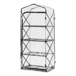 55895700 折りたたみ ダブルジップ温室 4段