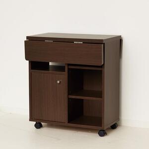 バタ式キッチンワゴン60 ブラウン