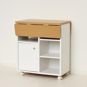 バタ式キッチンワゴン60 ホワイト