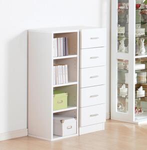 鏡面すきま収納タオルストッカーW30