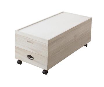 総桐衣裳ケース2段 キャスター付