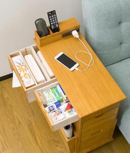 ソファーサイド すっ桐ワゴン